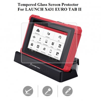 Tempered Glass Screen Protector for LAUNCH X431 EURO TAB II Tab2